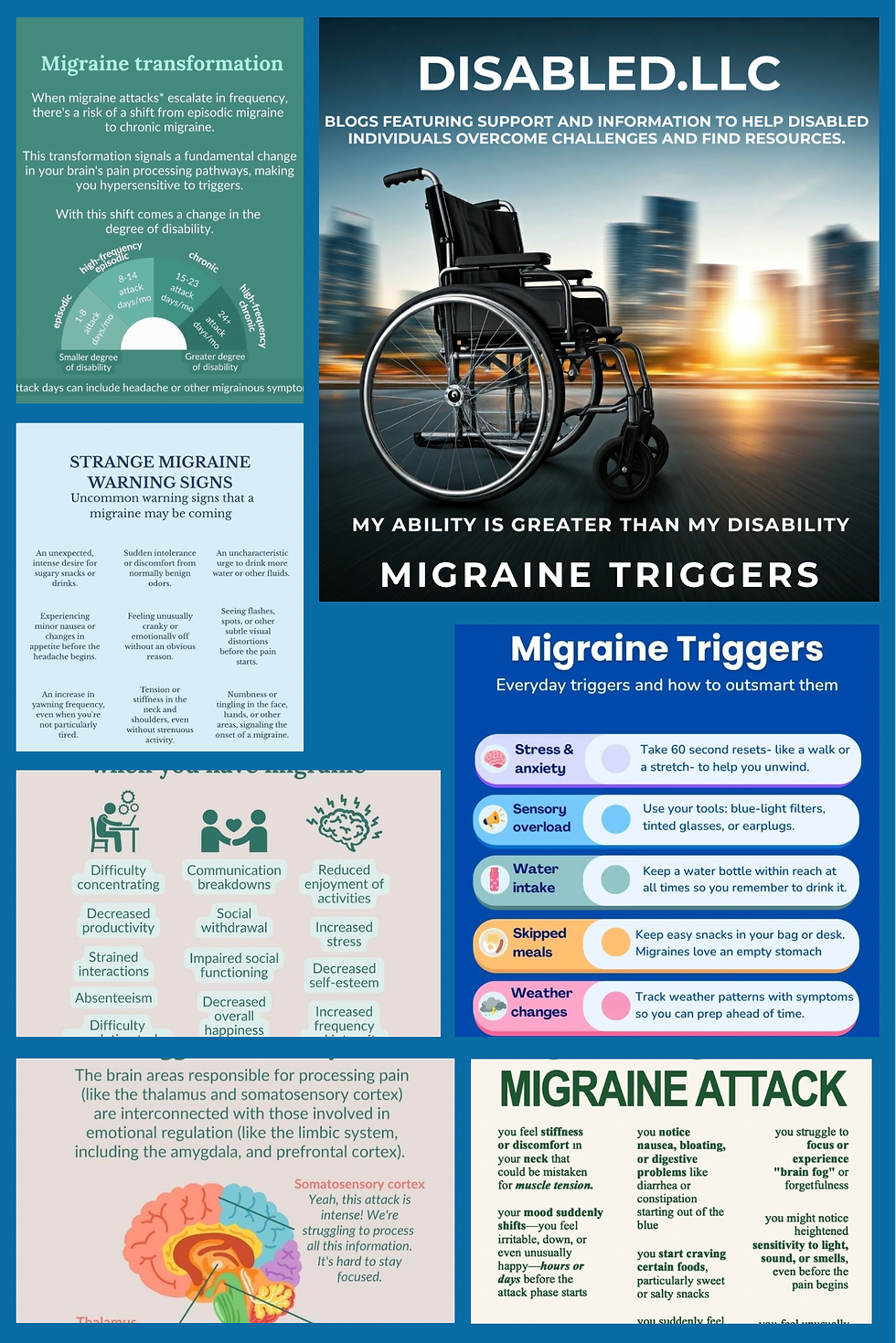 šļø MIGRAINE TRIGGERS āæļø