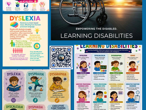 🎙️ LEARNING DISABILITIES ♿️