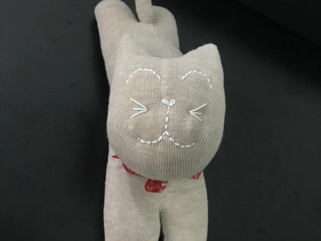 Gatito de calcetines