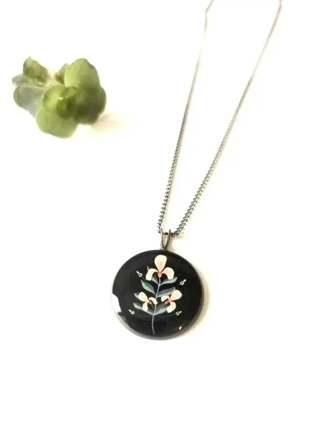 Collier 20 mm Orchid