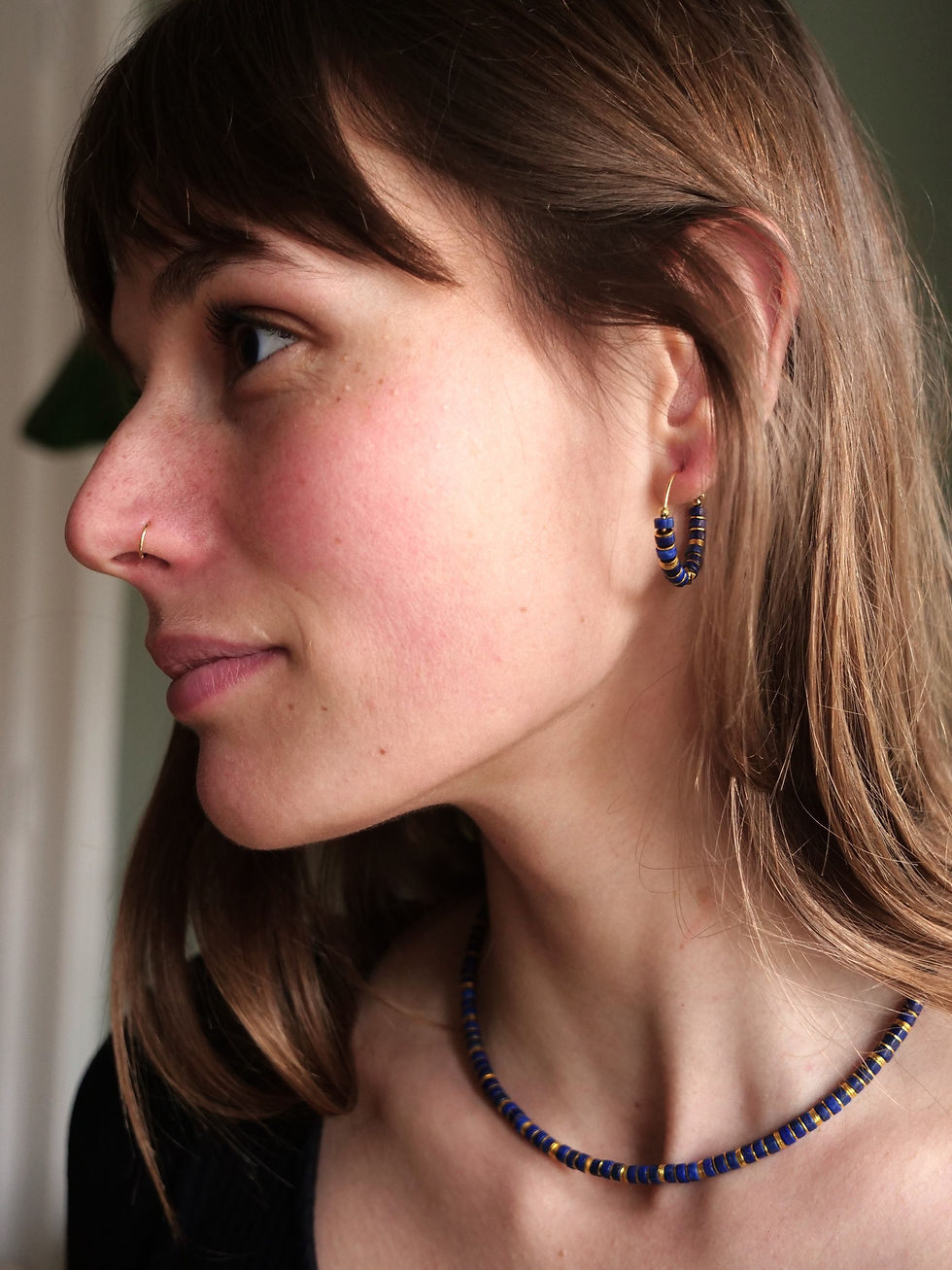 Miniature : Collier Anat en Lapis Lazuli