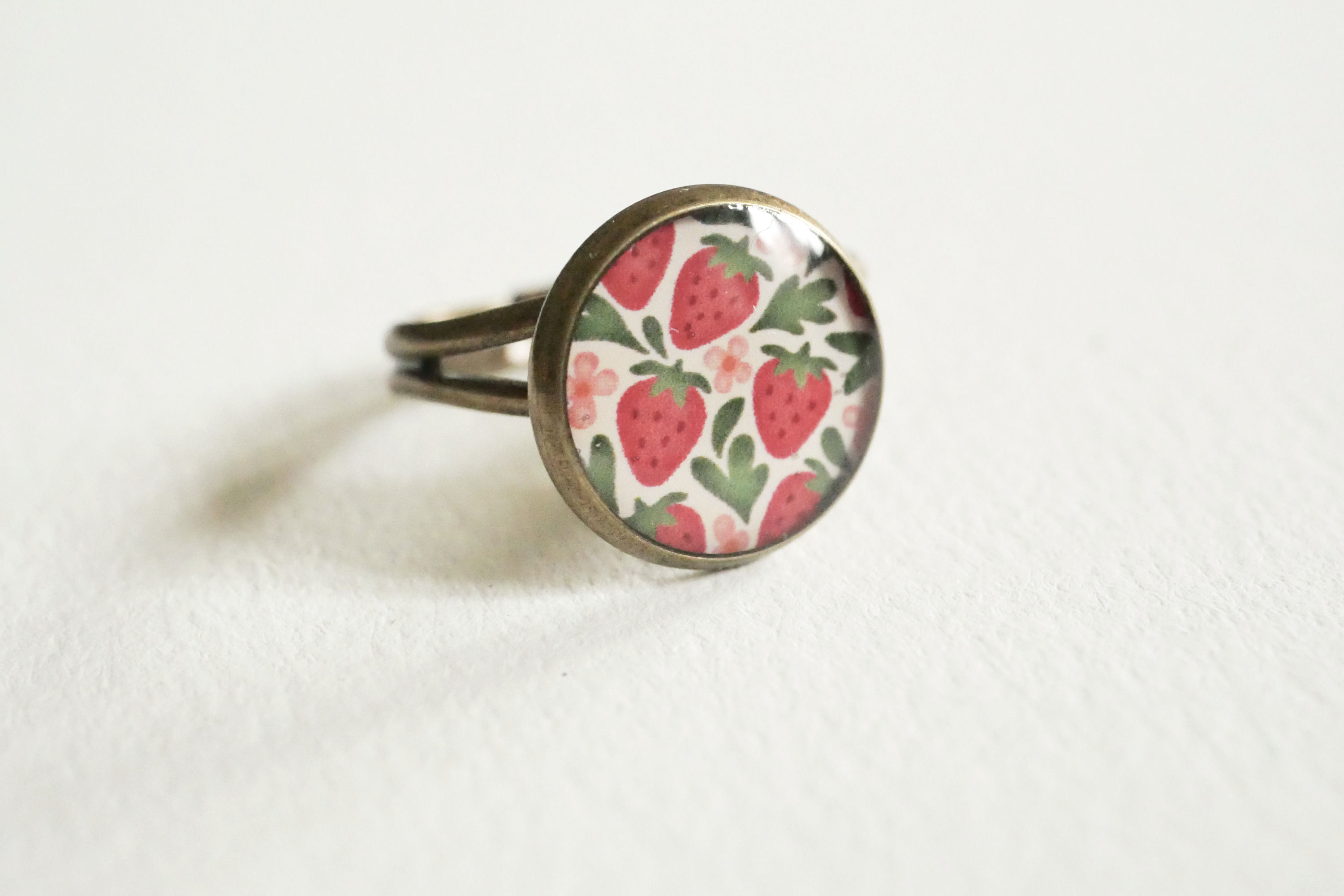 Bague 12 mm Strawberry