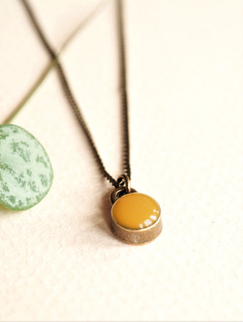 Collier Lisbeth jaune