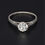 Thumbnail: Old European Cut Diamond Solitaire Ring, 0.75ct