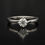 Thumbnail: Vintage Platinum Diamond Solitaire Ring
