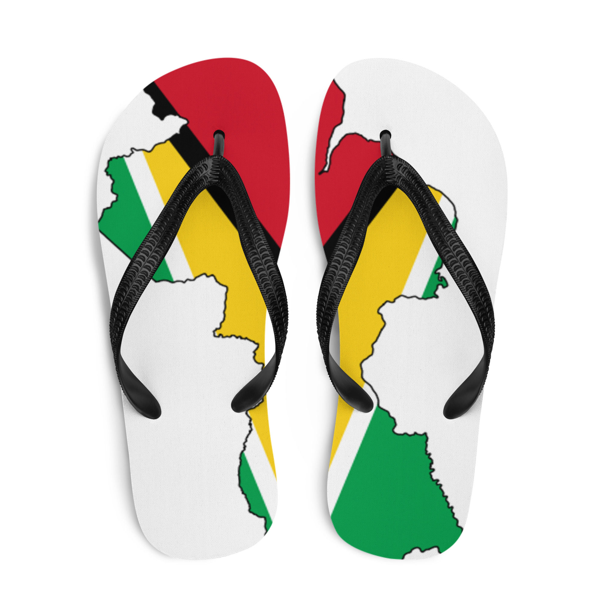 I Love Guyana Flip Flops / (Unisex)