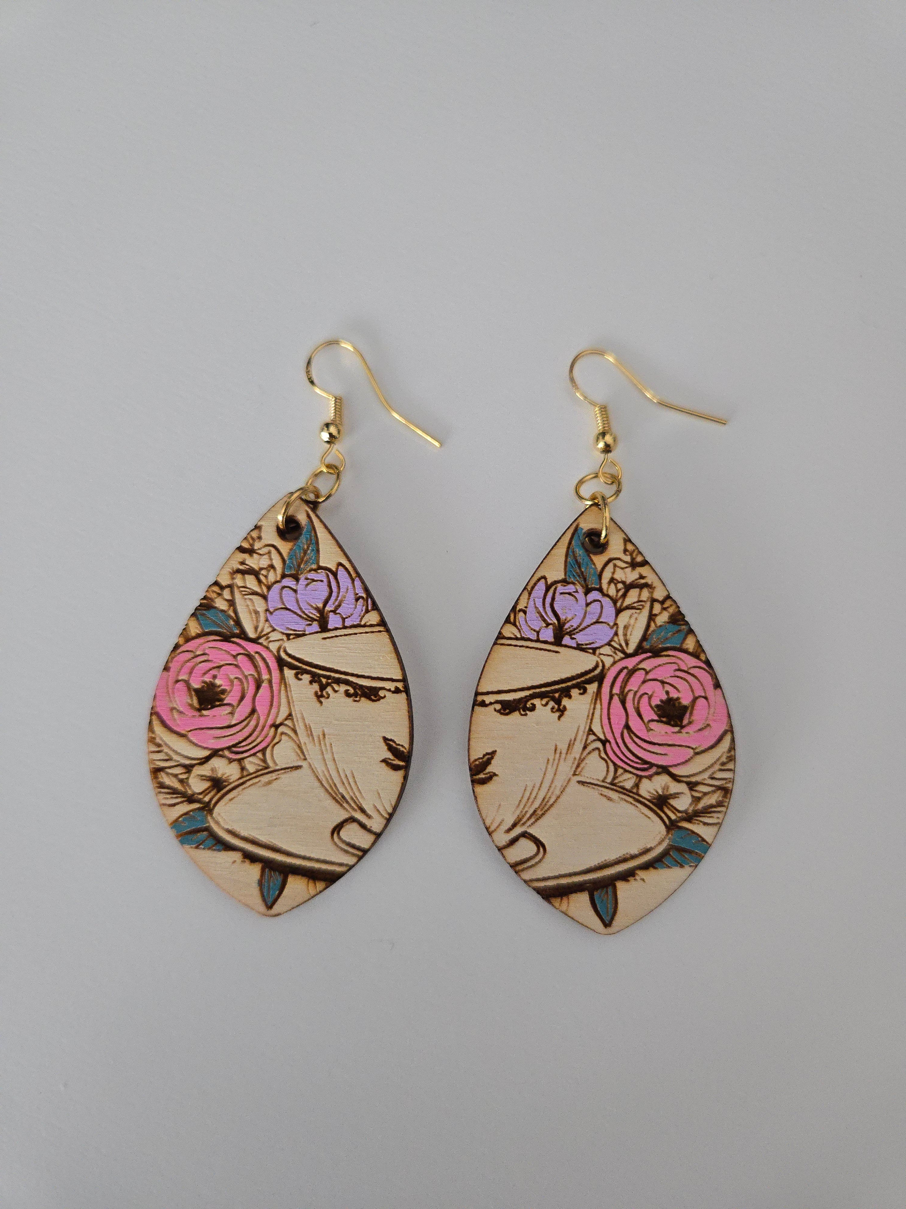 Tea Cup Earrings