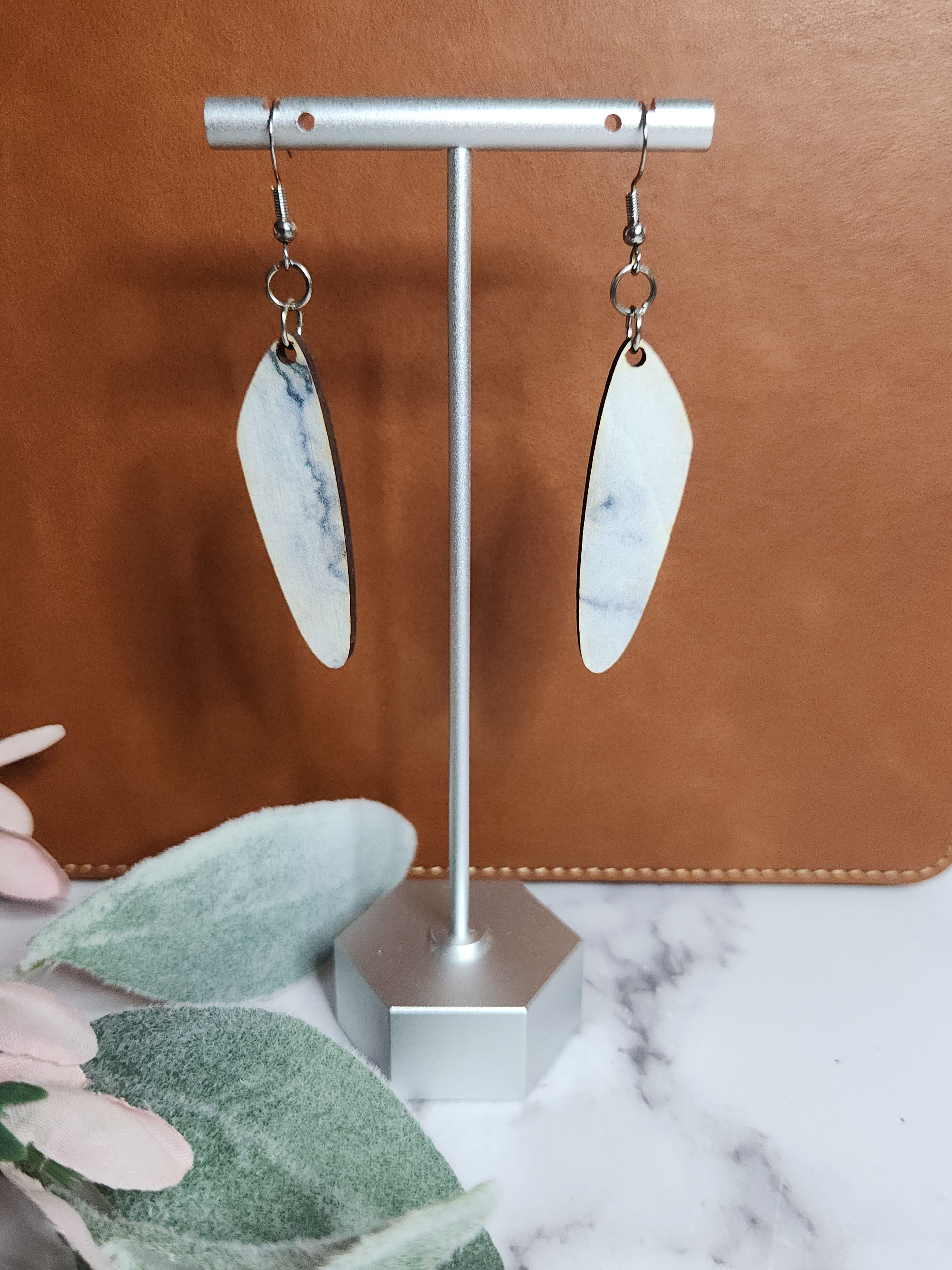 Marbled Abstract Earrings