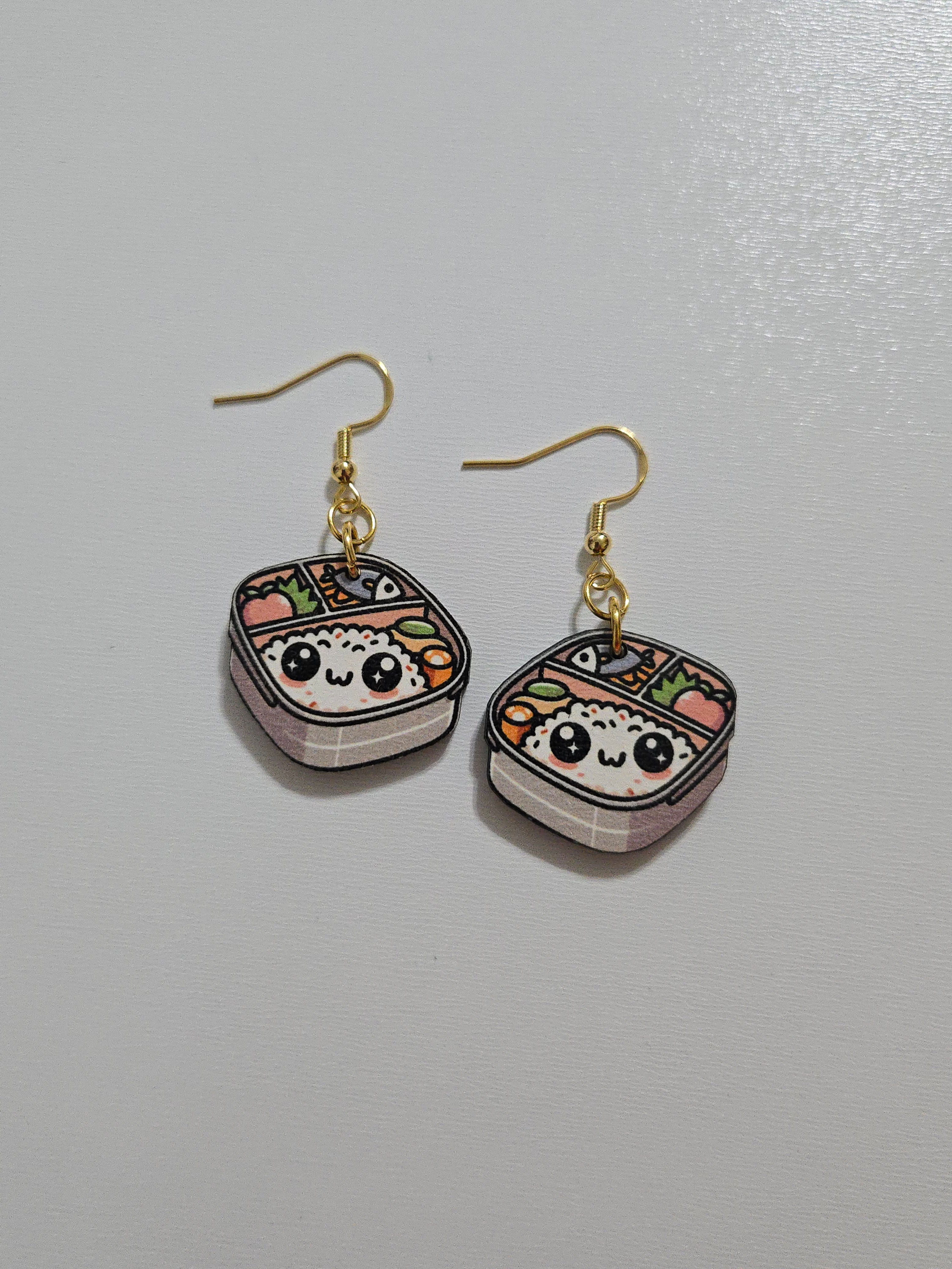 Sushi Earrings - Bento Box