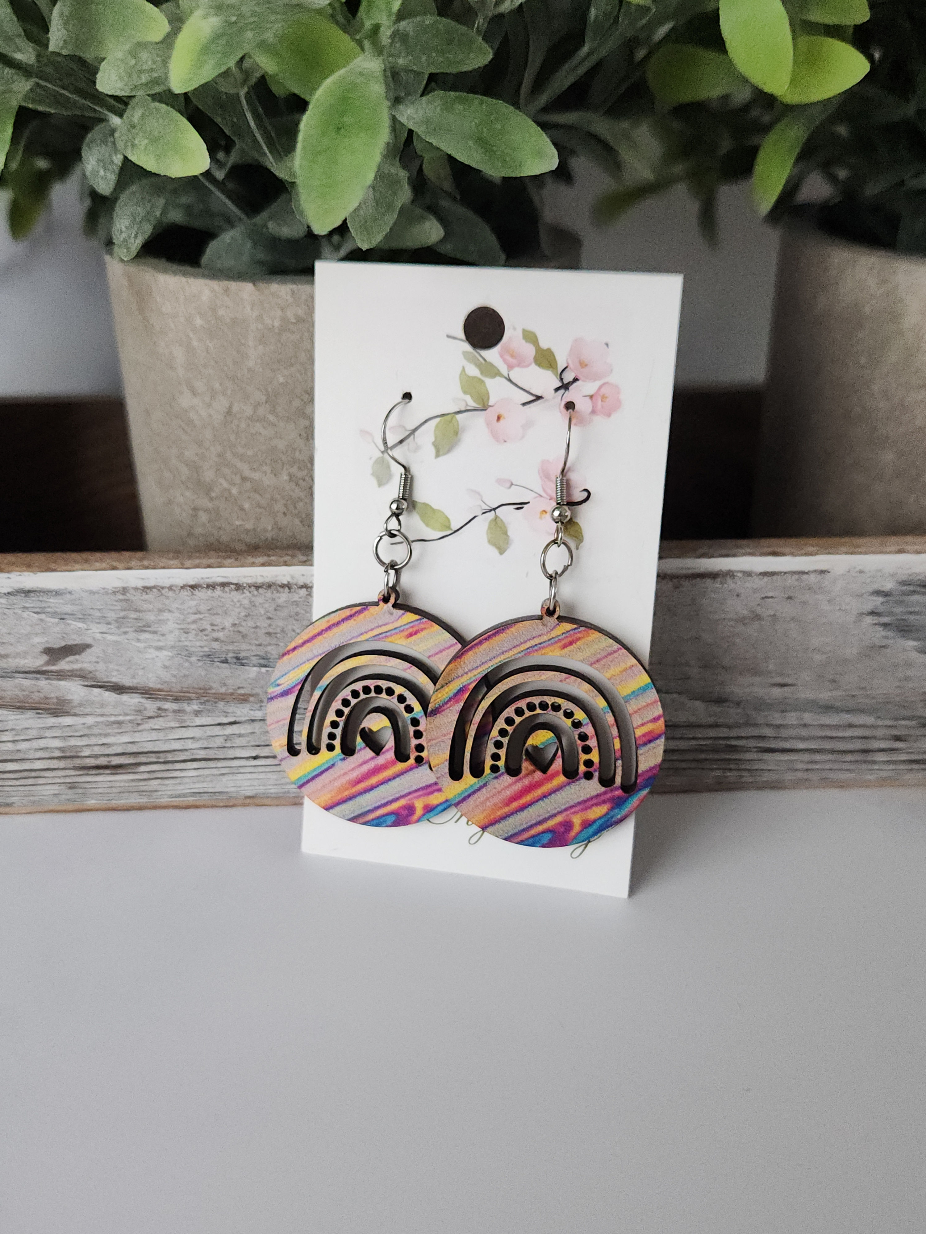 Rainbow Earrings - 1