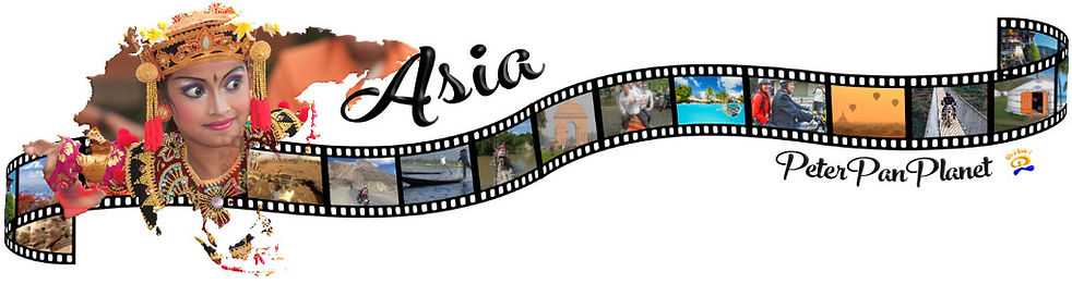 set of pictures on a film for PeterPanPlanet motorcycle tours in Asia, Asian girl with costume and make up