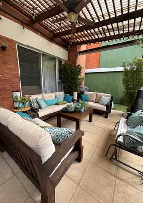 Decoración de sala exterior