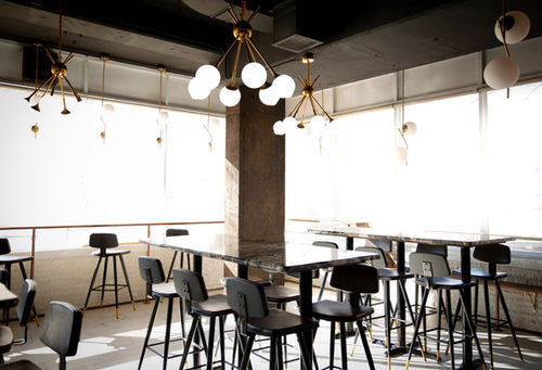 The bar at Paris West