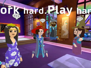 Work hard play hard ! So enjoyable in metaverse !