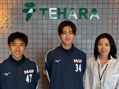 手原産業倉庫様より天然水70箱、寄贈いただきました!!