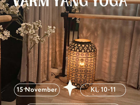 Varm YangYoga nu på lördag!