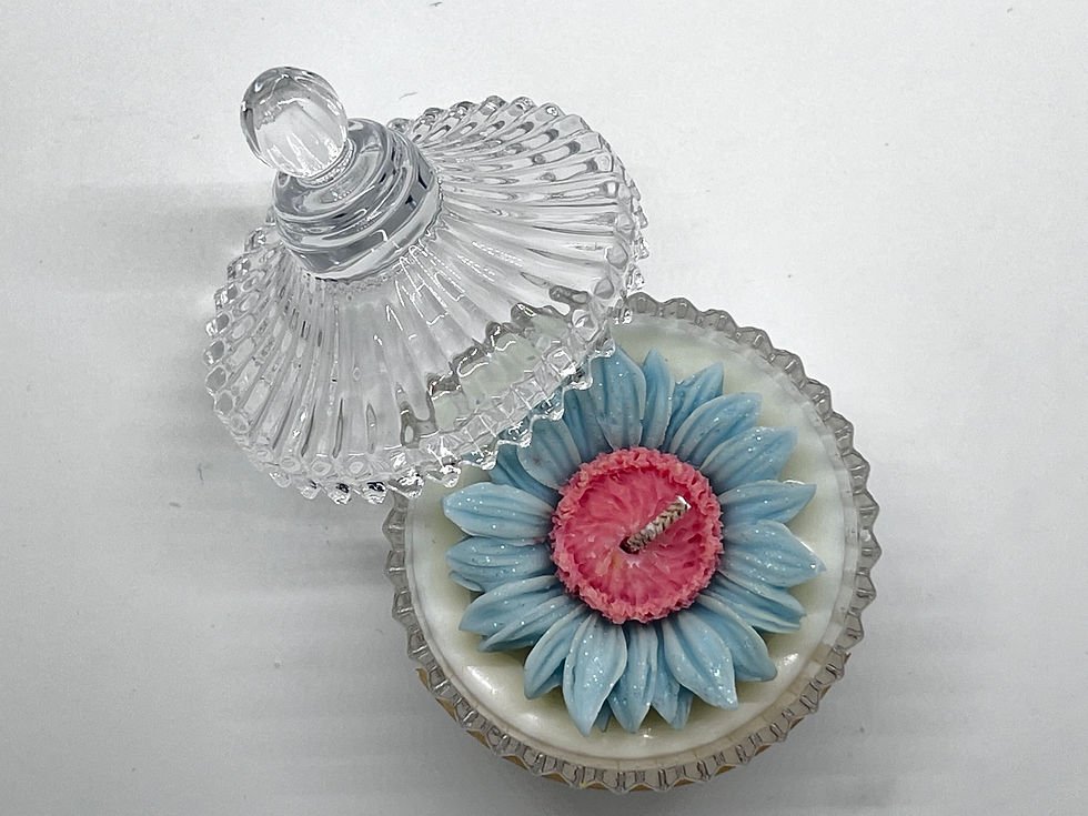 Thumbnail: Sunflower Floral Candle in  a Glass Jar