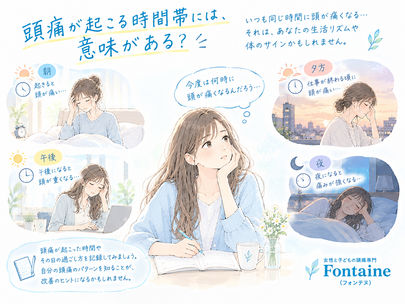 【Q&A】頭痛が起こる時間帯には意味がある?