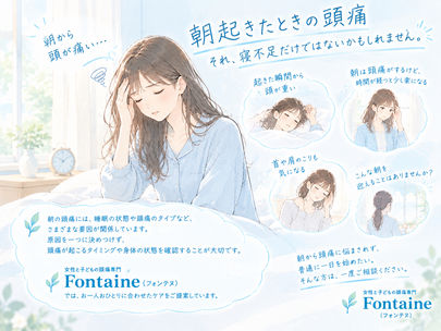 【Q&A】朝起きたときに頭痛がするのはなぜ?