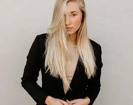 blonde hair