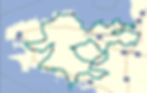 Map of a region with blue outlined routes and red markers. Visible roads include N12, D165, and N165. Background has a blue sea area.
AvVida micro adventures. Life is an adventure / La vida es Una Aventura!