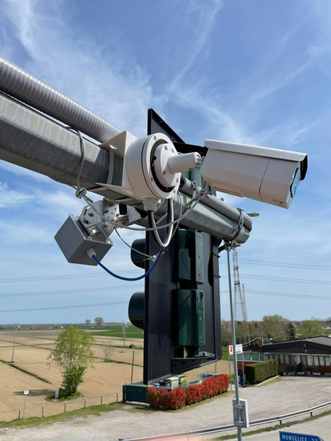 Impianto di videosorveglianza e lettura targhe per sicurezza stradale