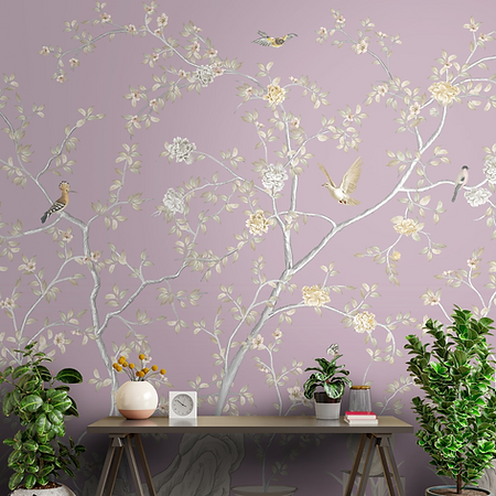 Phoolbagh, Beautiful Chinoiserie Wallpaper