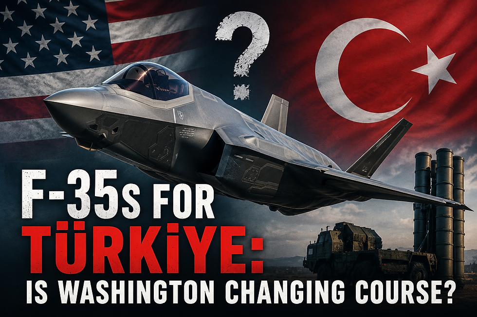 F-35s for Türkiye: Is Washington Changing Course?