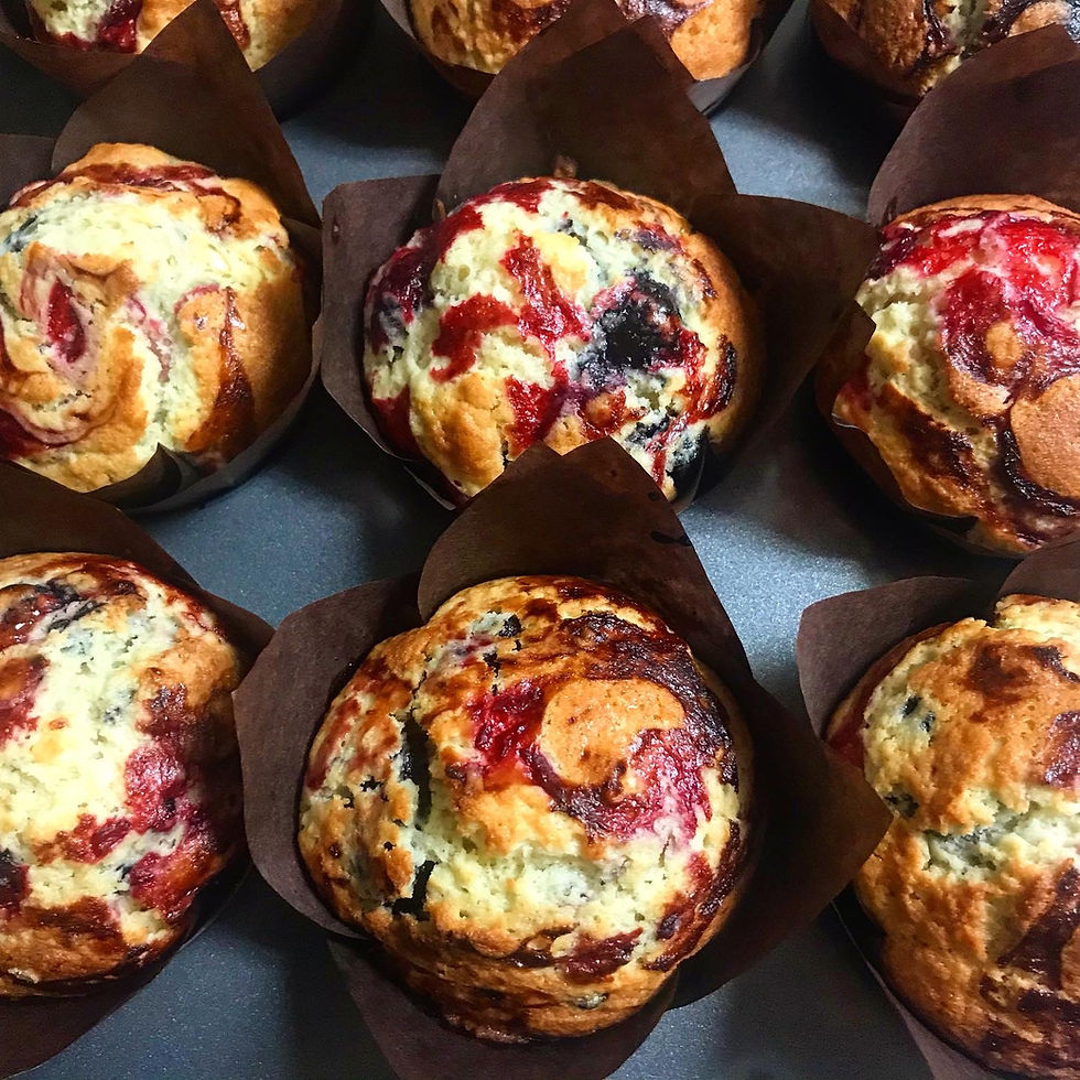 Summer Berry Muffins