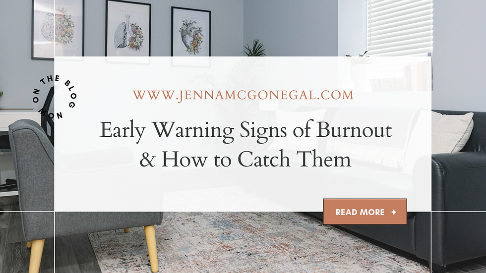 Early Warning Signs of Burnout (and How to Catch Them Before you Crash)