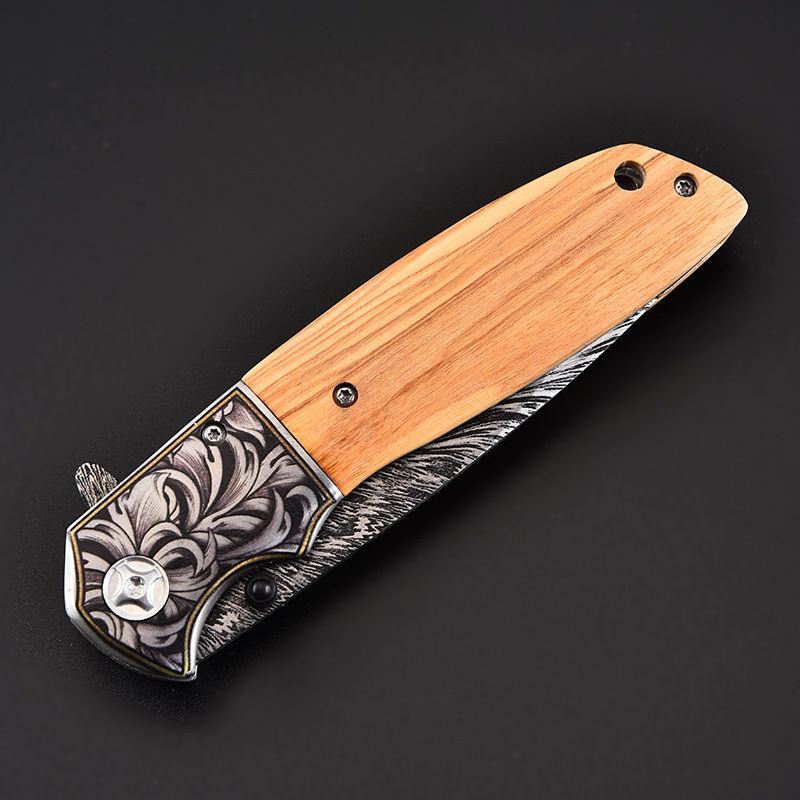 Outdoor Tactical Folding Knife - Multi-Function Hunting Tool