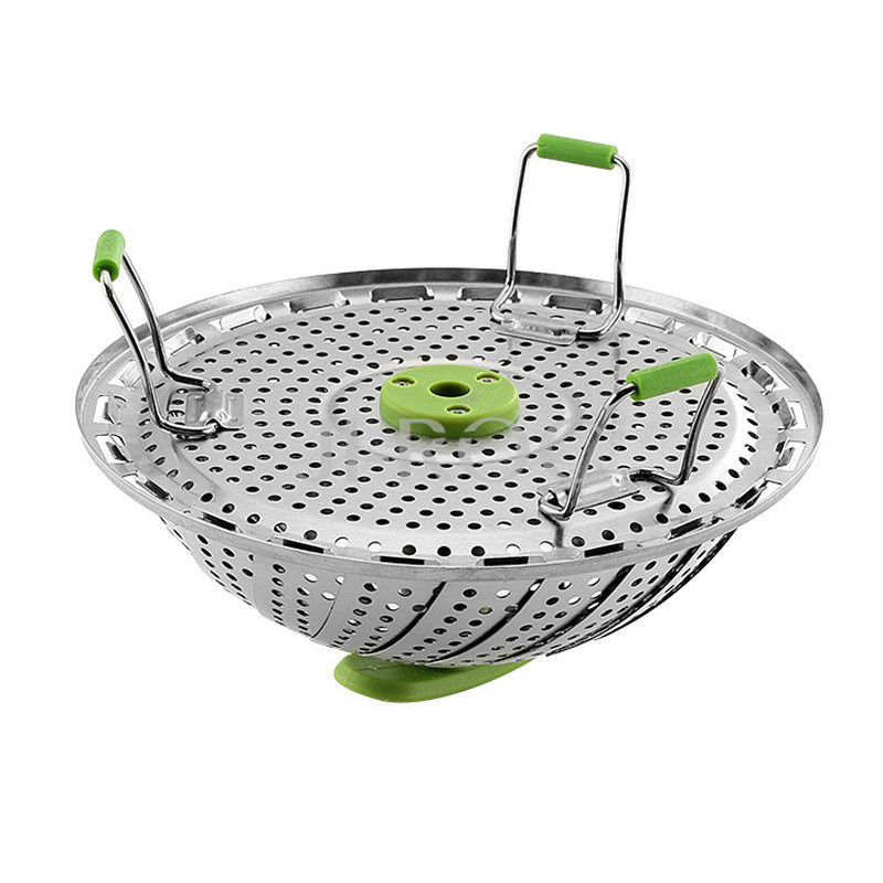 9-Inch Stainless Steel Folding Steamer Set