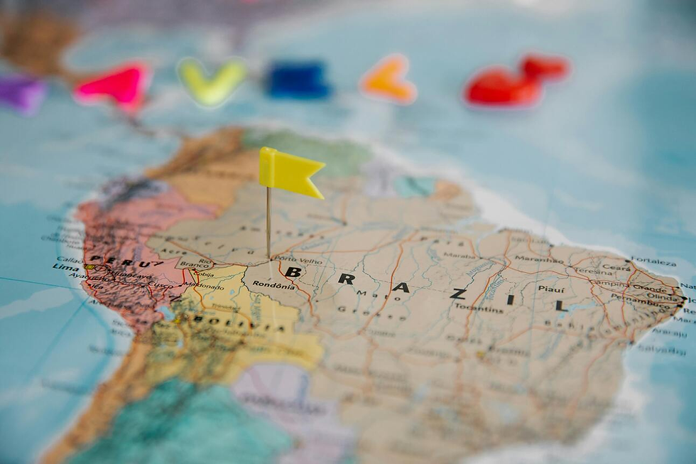 South Americas map image by Lara Jameson