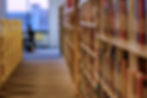 Bücherregale in einer Bibliothek, Eventfotograf NRW