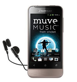 Cricket now including Muve Music on all new Android smartphones...