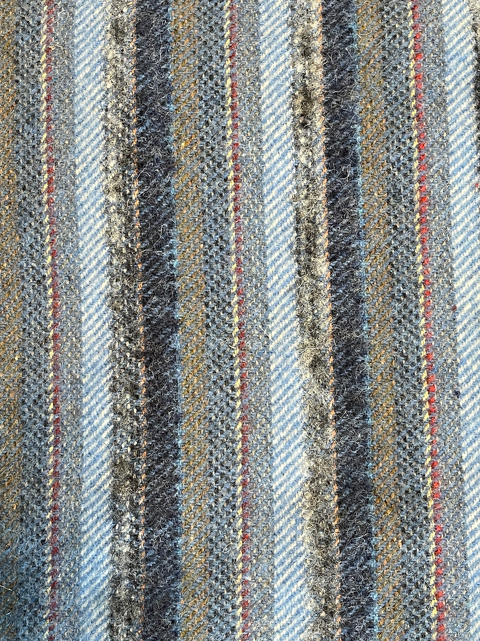 Thumbnail: Heavyweight Irish Wool Blanket-Blue