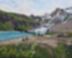 Summer Day at Blue Lakes