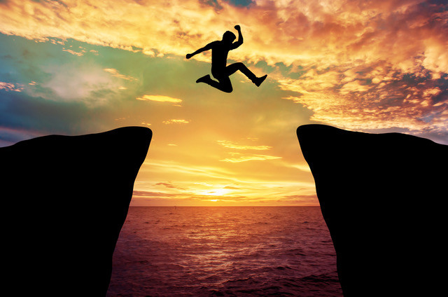 Image of someone achieving the impossible