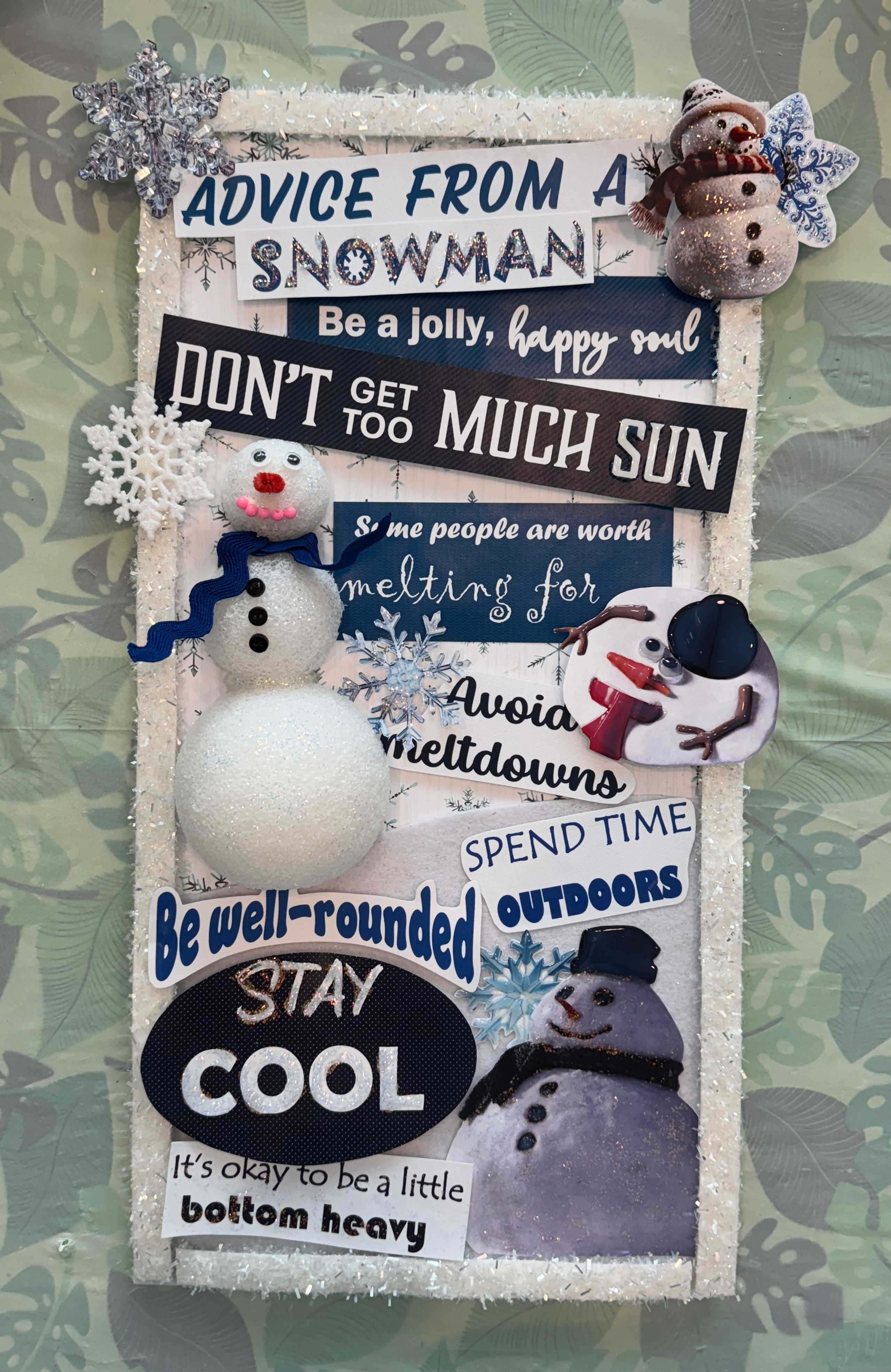 Snowman Advice Canvas Kit