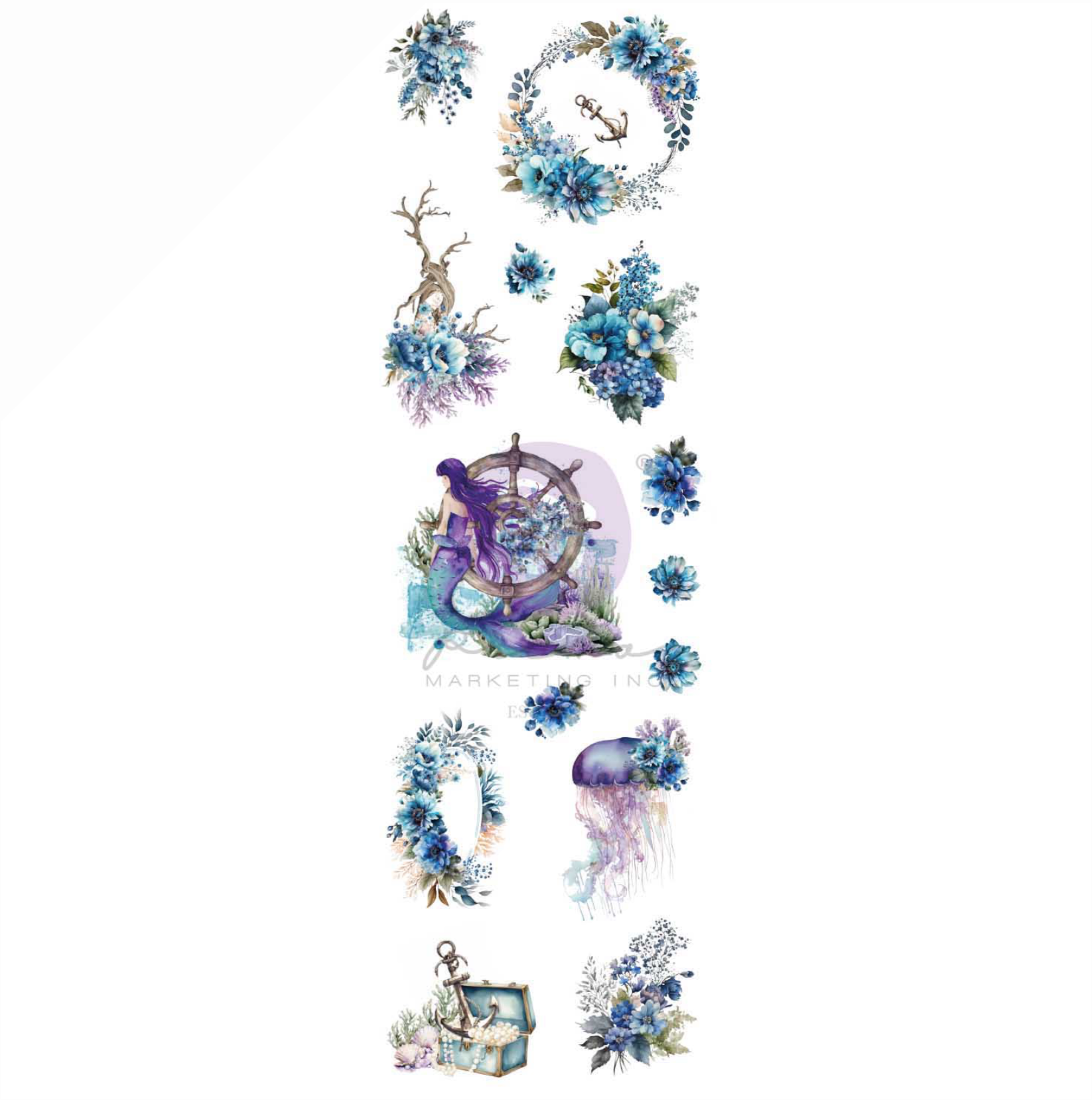 Prima Marketing A Mermaid’s Tale Sticker Roll