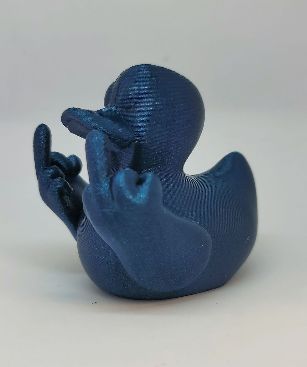 Thumbnail: Dark Teal Glitter Duck You Duck