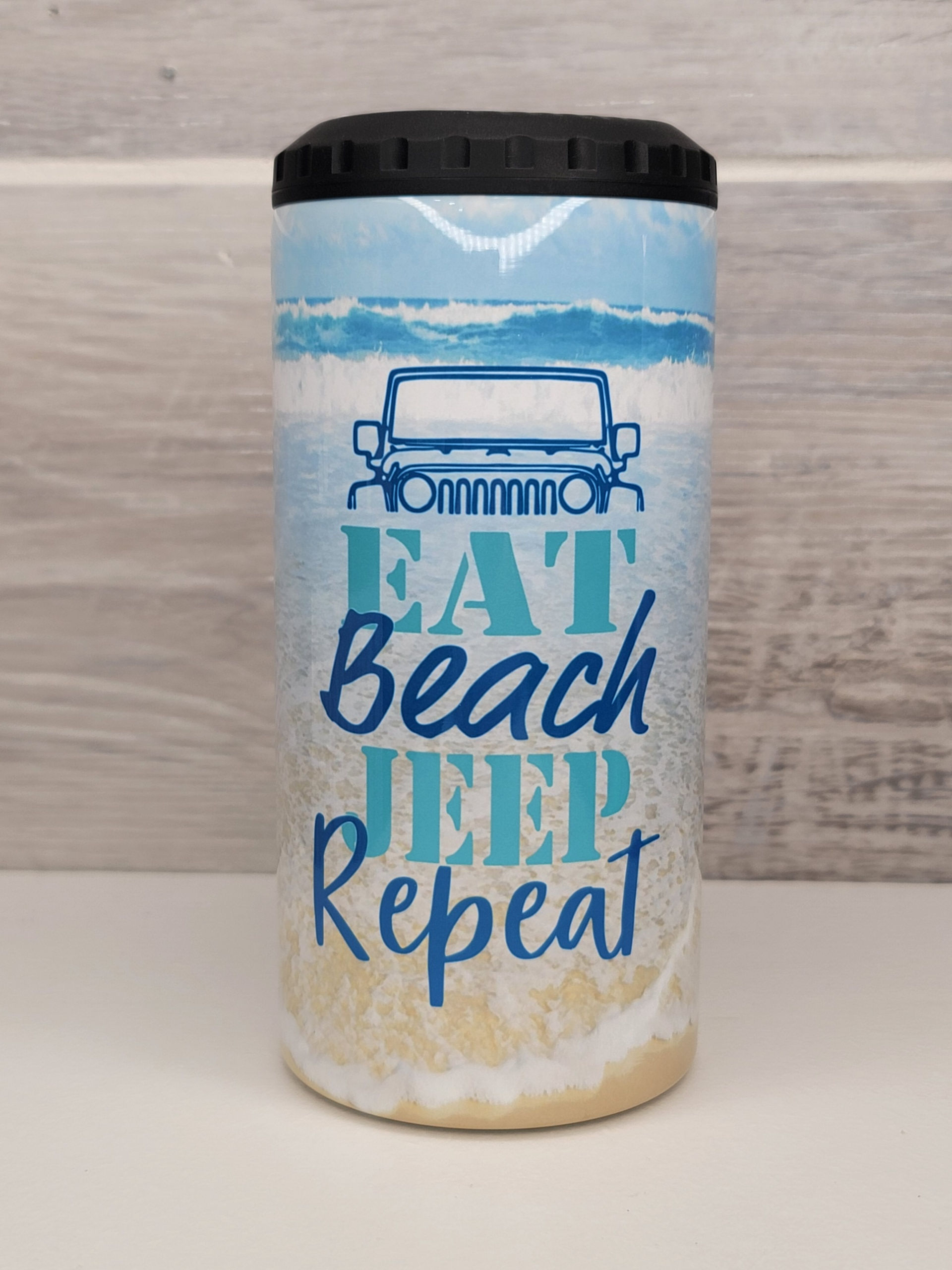 Eat Beach Jeep Repeat 4 in 1