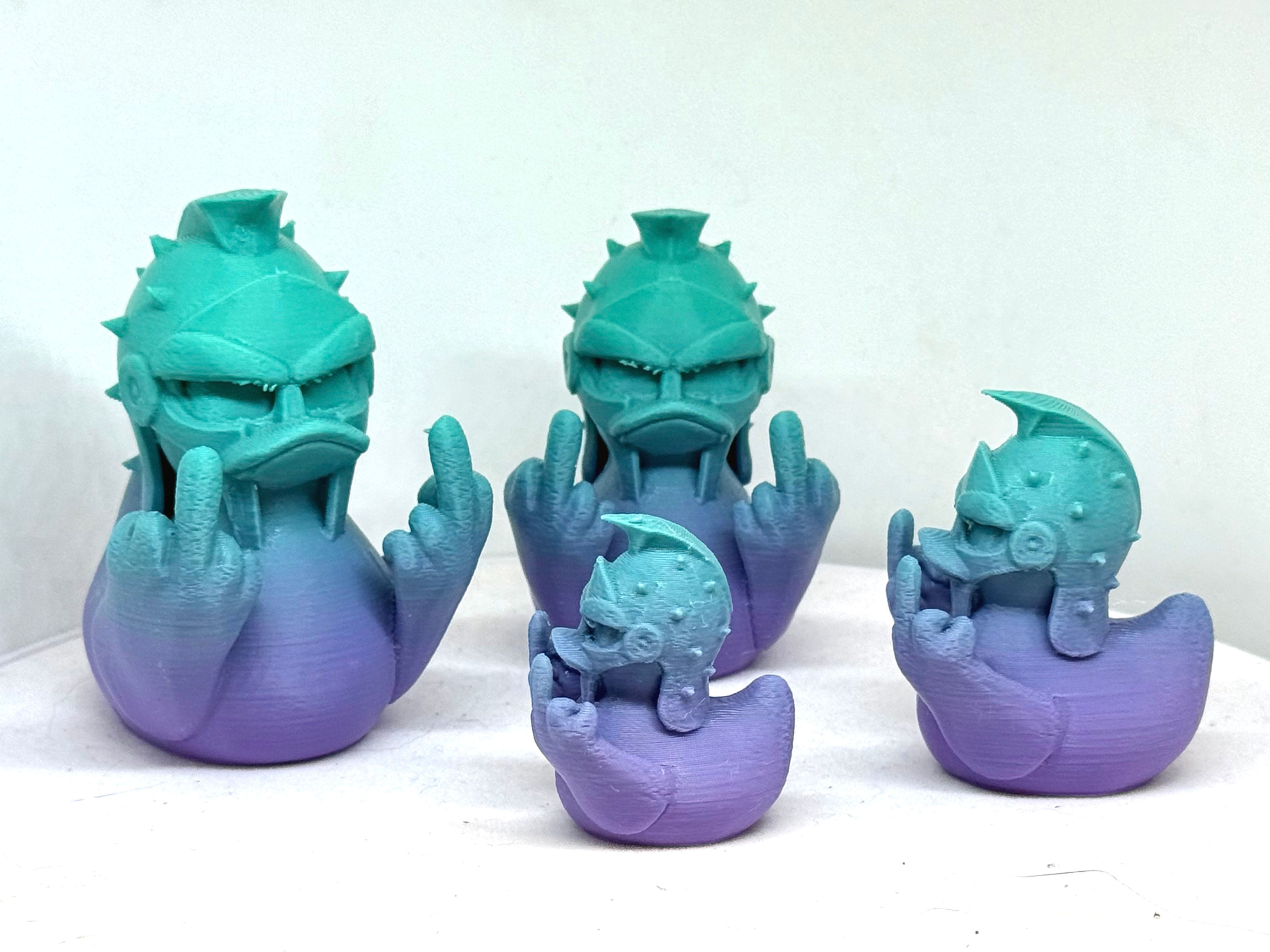 Mermaid Ombre Duck You Gladdy Duck