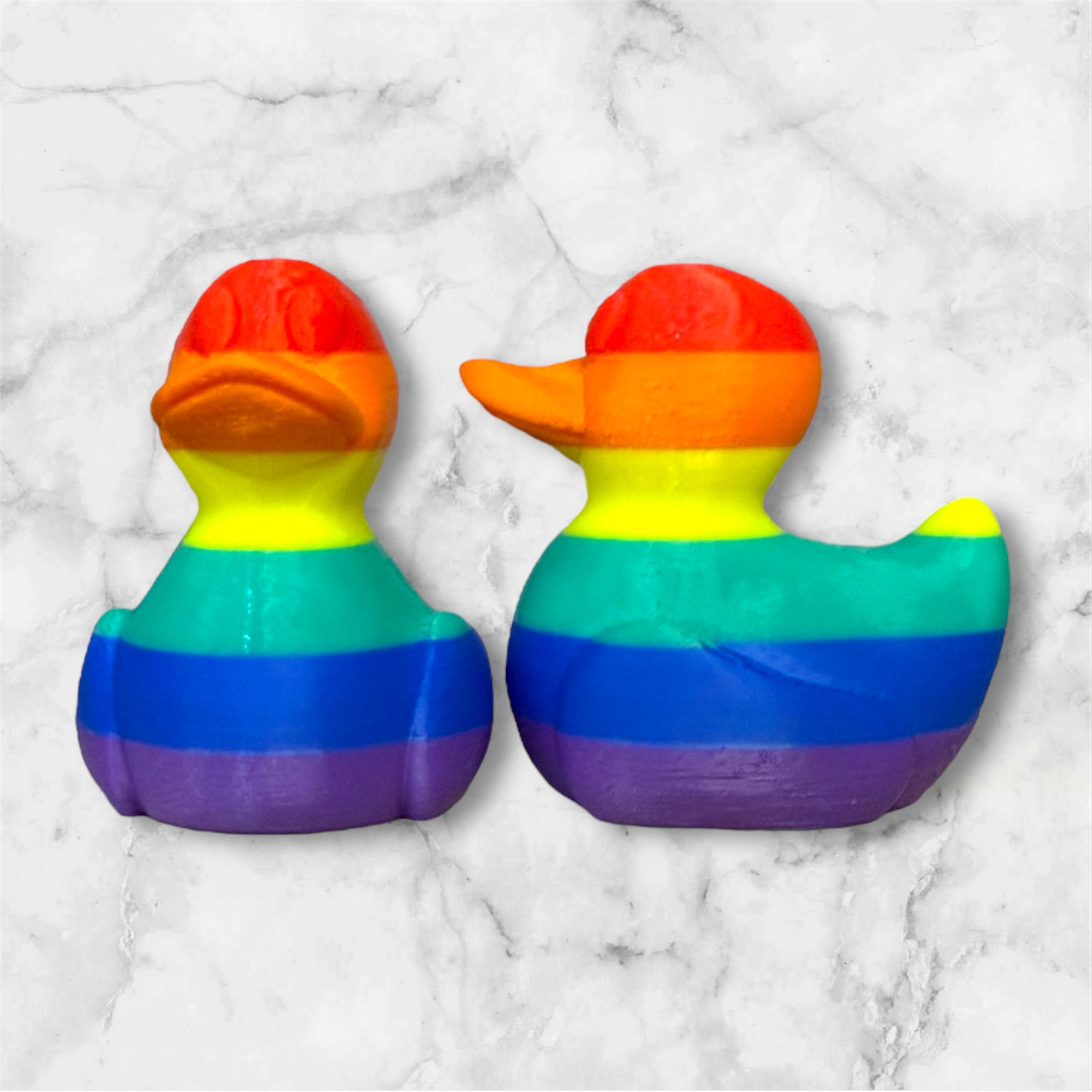 Rainbow Pride Jeep Duck