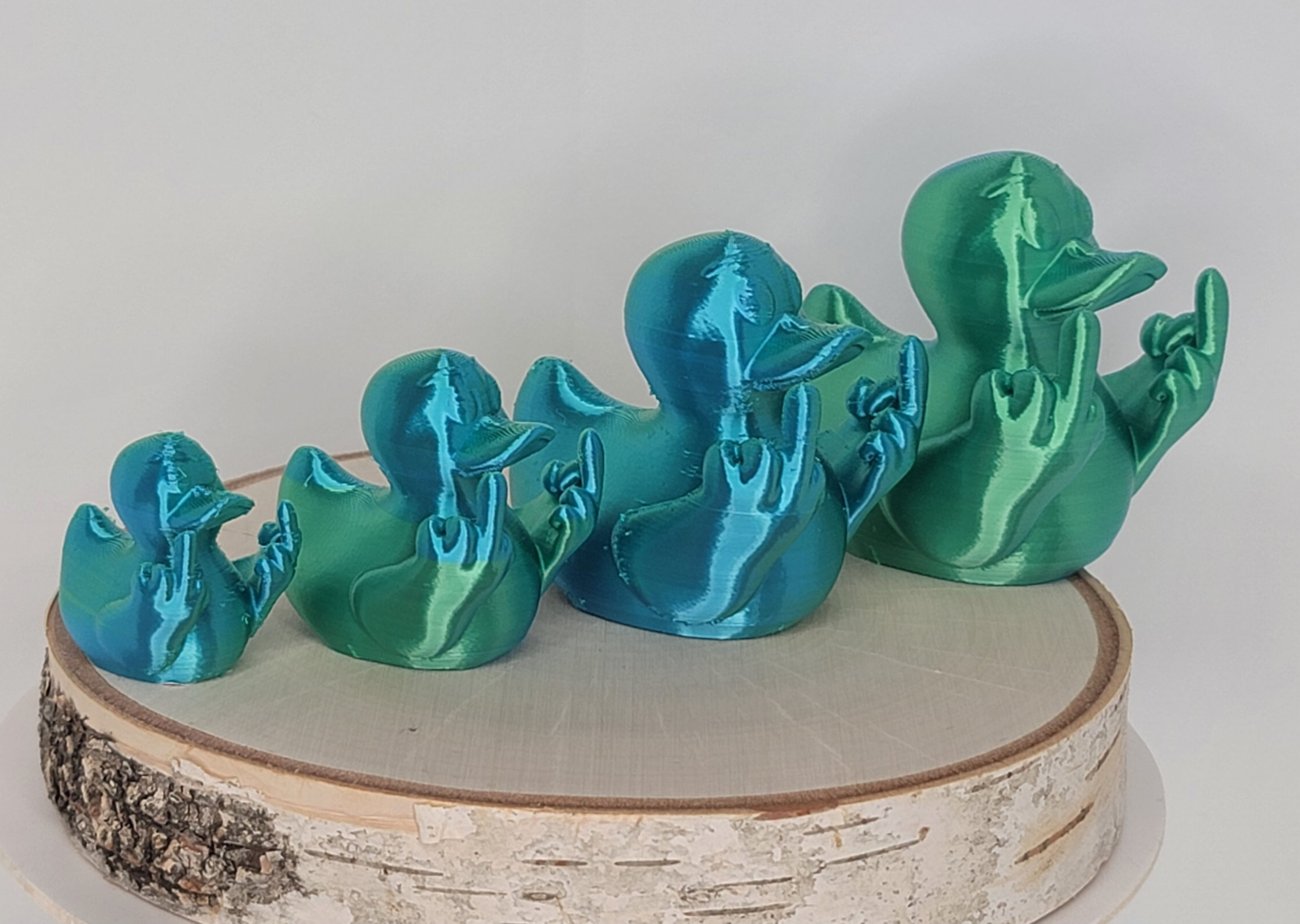 Blue Green Duck You Duck