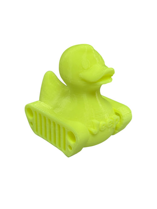 Neon Yellow Tank Duck