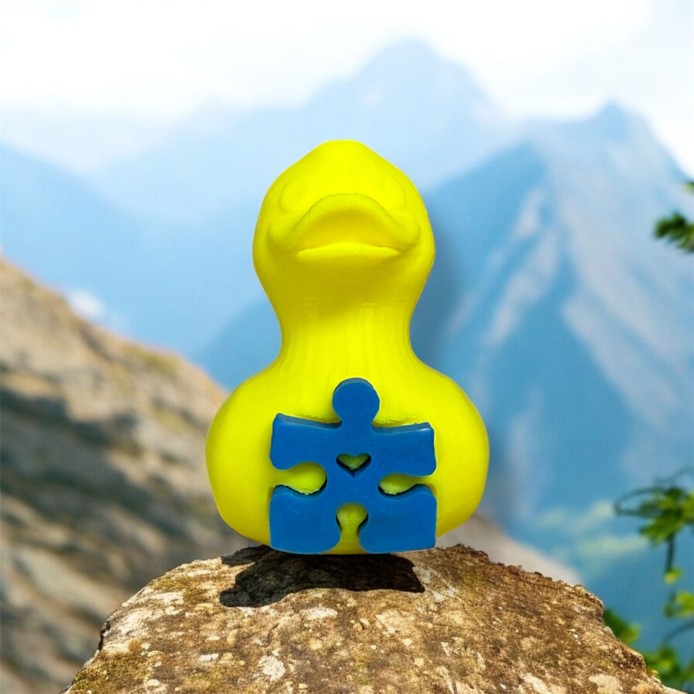 Autism Love Jeep Duck