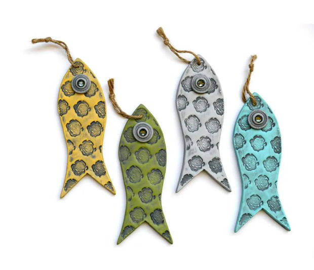 דגים וינטג' לתלייה - אביטל ואסנת