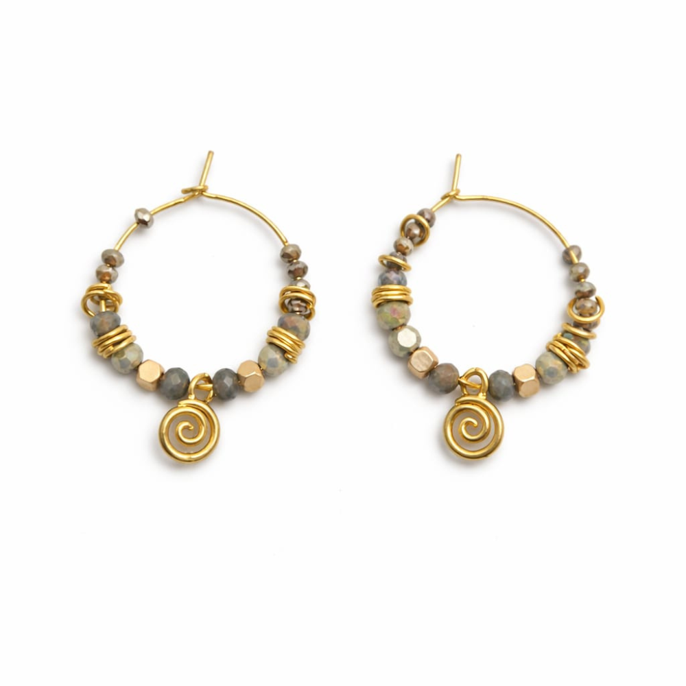 עגילים דגם שני - איריס עיצובים