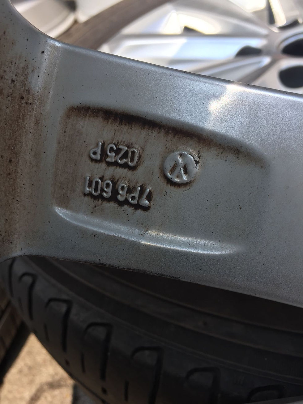 Thumbnail: Original VW Touareg 19 Zoll Alufelgen Kompletträder 7P6601025P